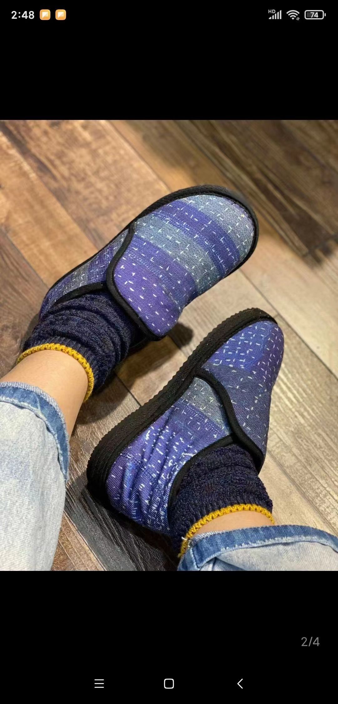Fancy Bread Shoes Cloth Shoes Handmade High-Quality Comfortable Cloth Shoes Cotton Shoes details Picture
