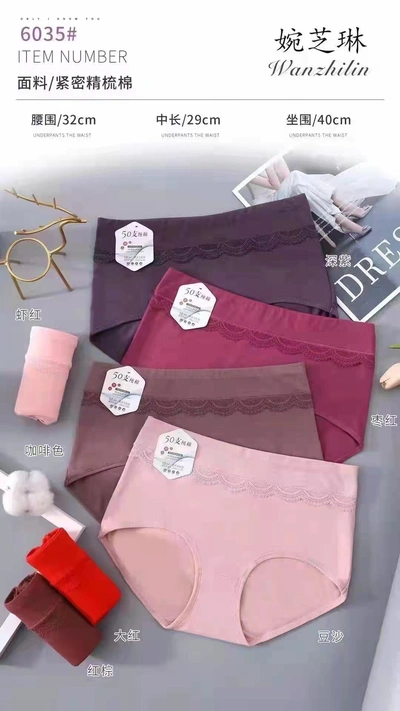 Girls Underwear 6035 Comfortable Breathable Soft Delicate Smooth Girls Underwear 1