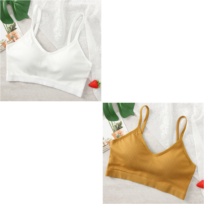 French Small Square Collar Seamless Underwear Bare Feeling Latex Bra No Underwire Push-Up Anti-Sagging Sports Bra Women 6 full figure