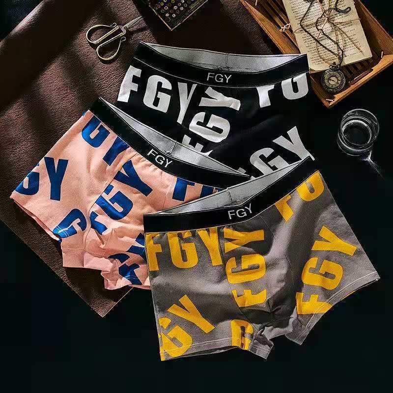 Spring Summer Flat Corner Mid-Waist Student Sports Short Shorts Youth Underpants Boxers Specification drawing