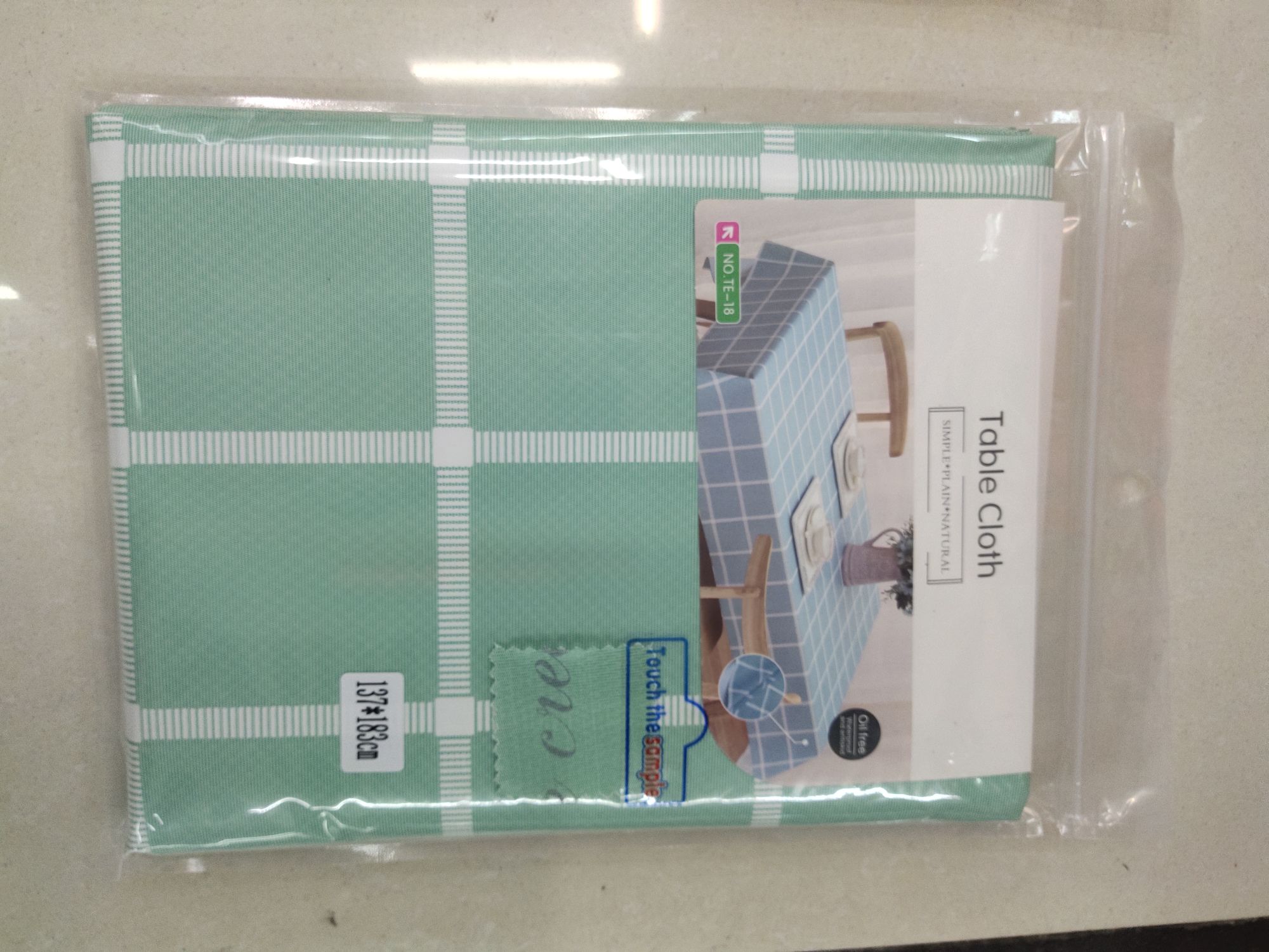 Waterproof And Oil-Proof Tablecloth Lattice Tablecloth
