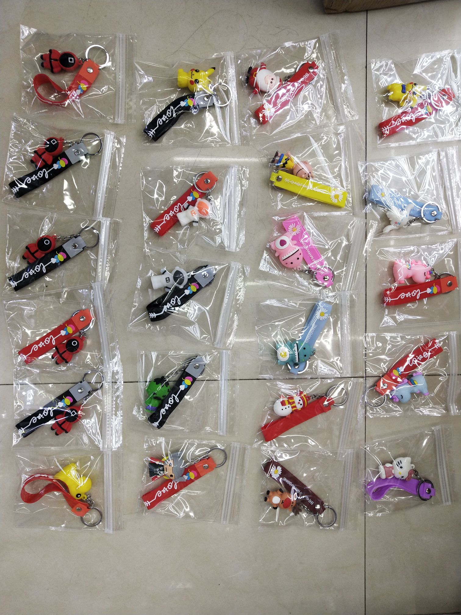 Key chain pendant accessories Cartoon key chain full figure