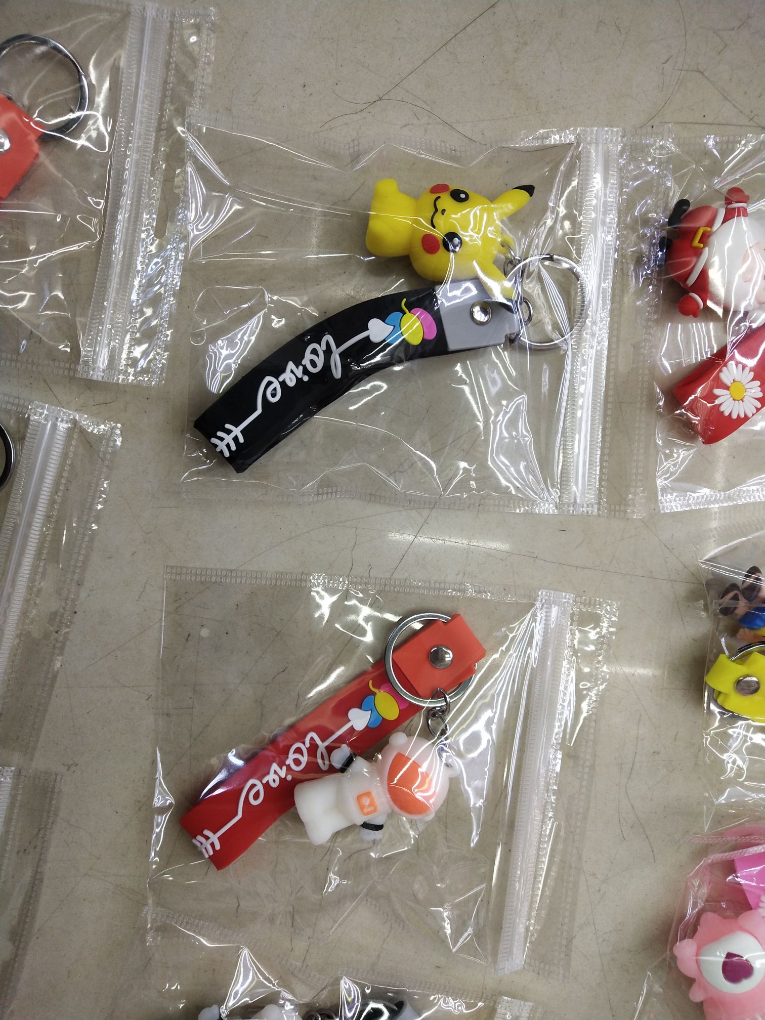 Key chain pendant accessories Cartoon key chain details Picture