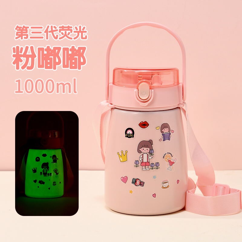 New double drink children 304 warm belly cup thermos cup children's cup thumbnail
