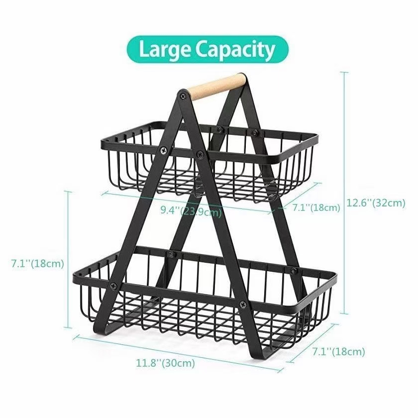 Kitchen shelf multifunctional kitchen products fruit and vegetable storage rack floor multilayer microwave shelf details Picture
