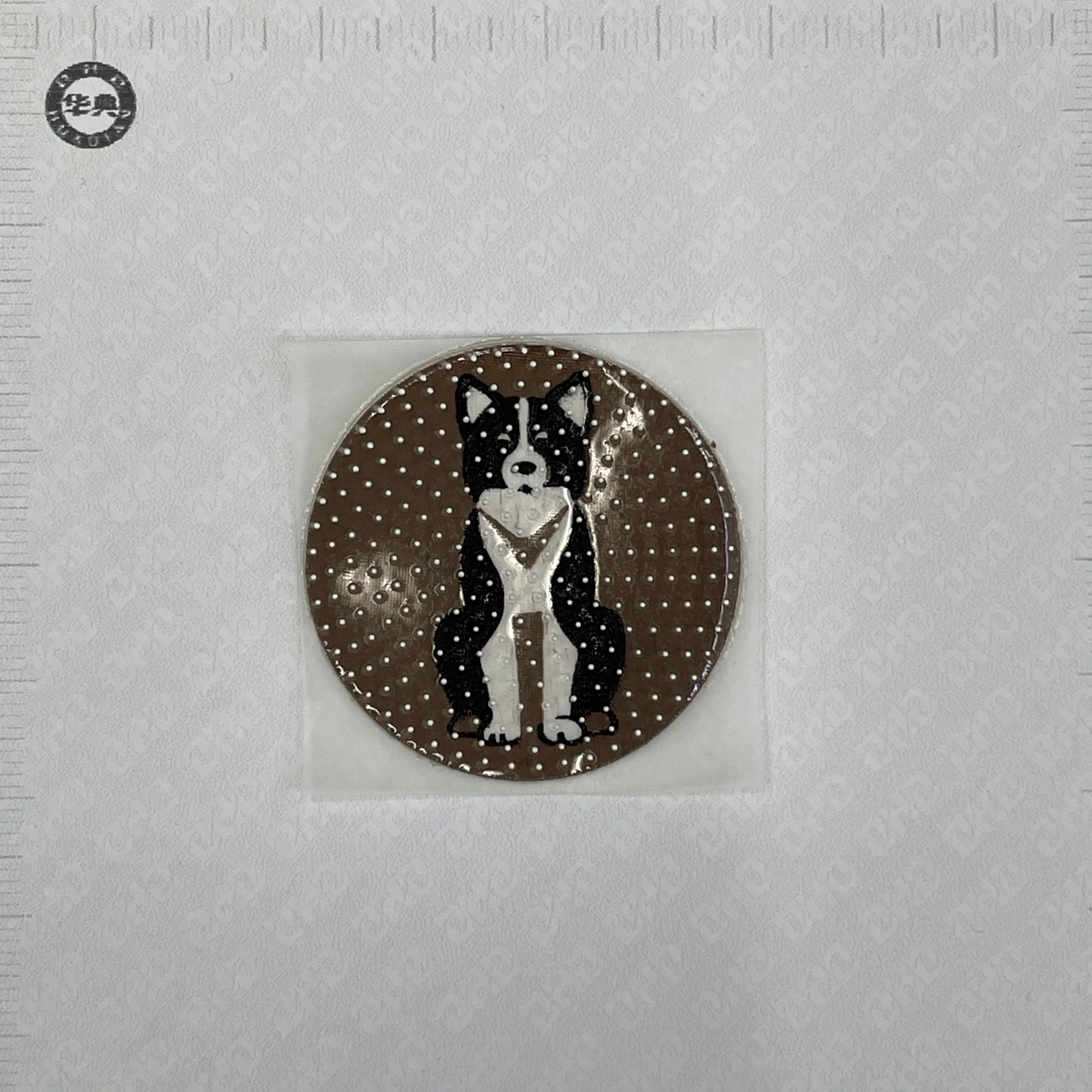 Huadian accessories 3D toothbrush silicone heat printing trademark leather label hot soup label