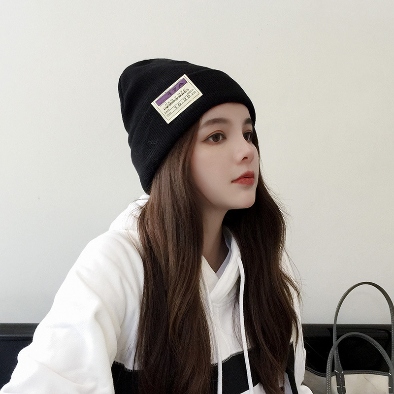 Hat Women's Autumn And Winter Korean Fashion Casual Men's And Women's Warm Knitted Hat Ear Protection Day Woolen Hat Cold Hat Application Scenario