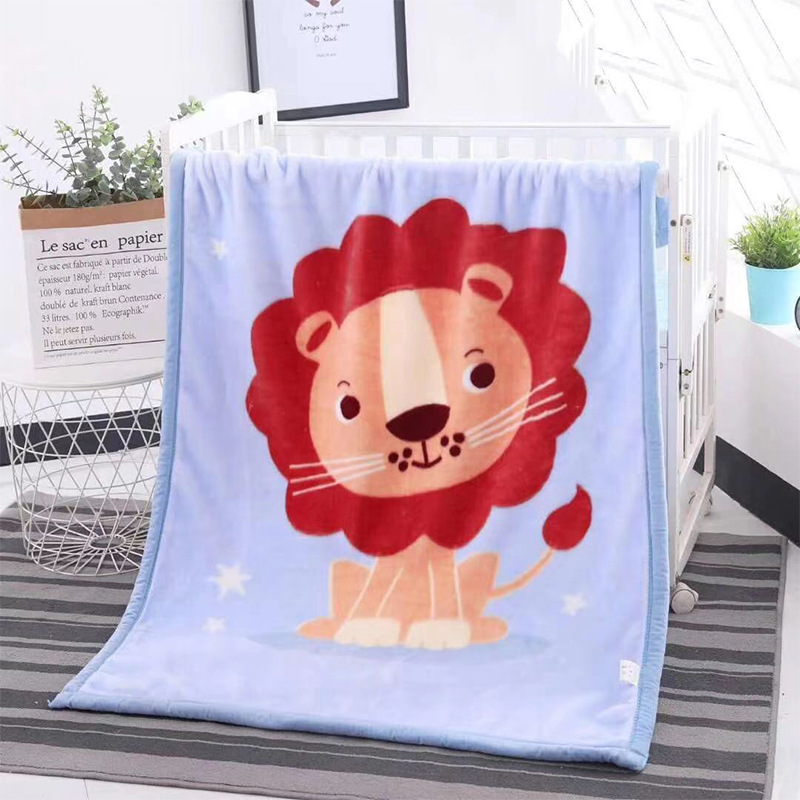 Raschel Cloud Blanket Soft Cartoon Printed Flannel Blanket For Children Cover Blanket For Baby Blanket Specification drawing