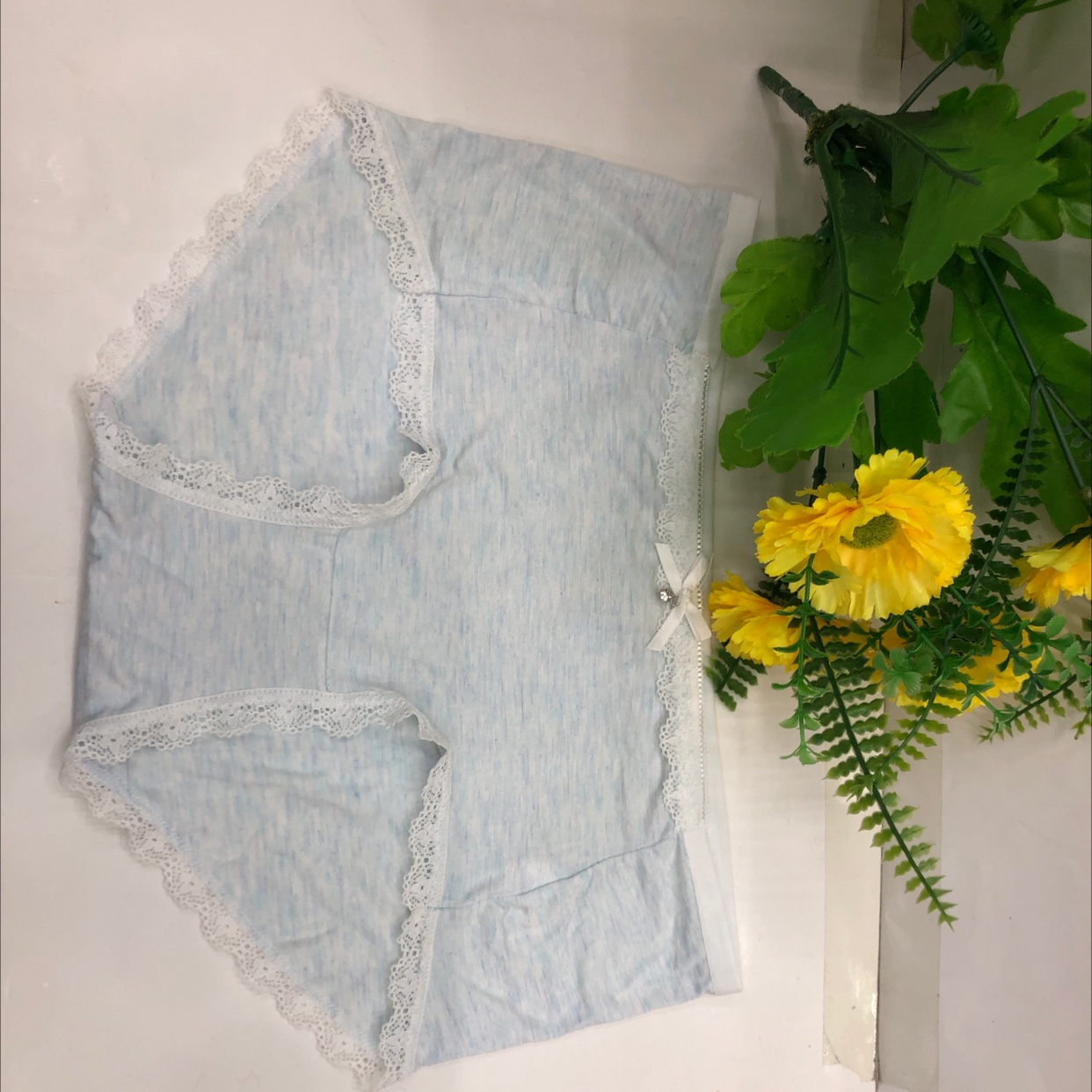 6675 Women Yarn-Dyed Trousers Hanging Drill High-Grade 2 Pairs Of Box Underwear details Picture