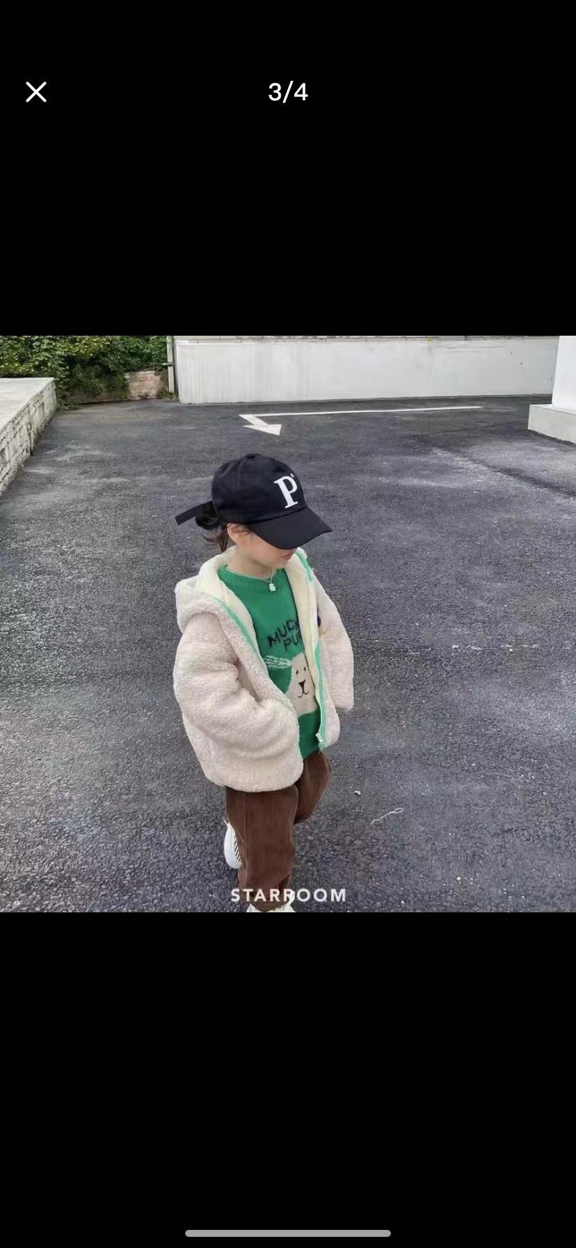 Children's Soft Comfortable Lively Cute Coat Set Specification drawing