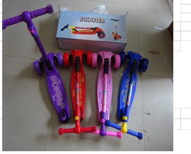 Children's scooter details Picture