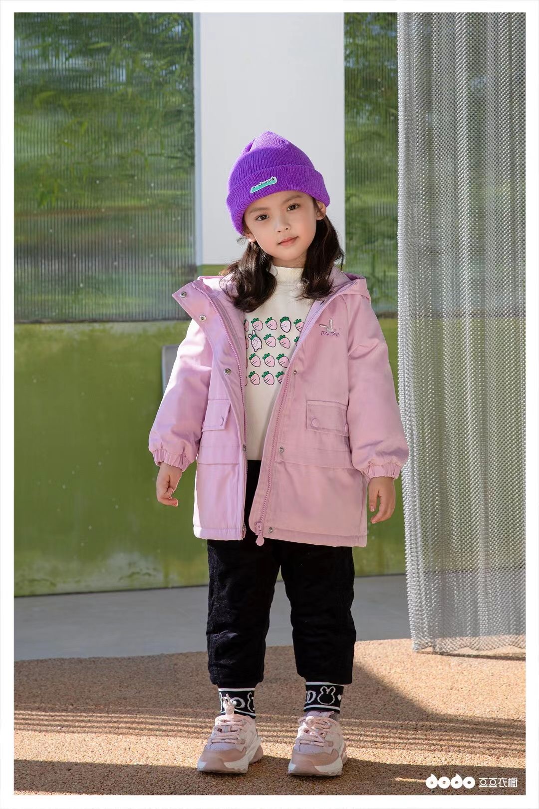 Autumn And Winter New Sweater Cardigan Coat Children's Suit 1 Specification drawing