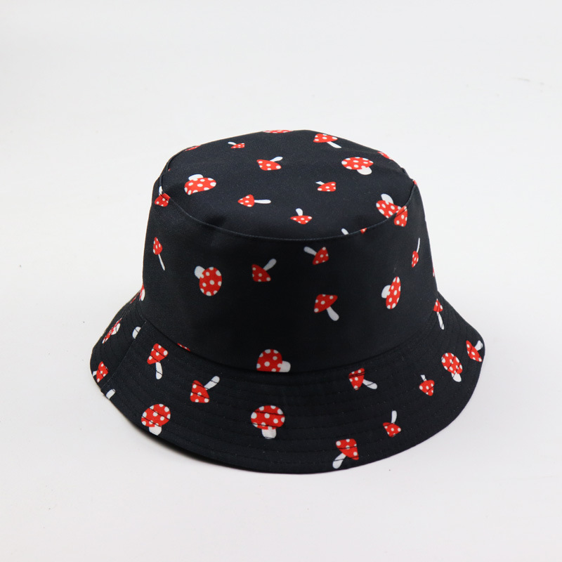 European and American cross-border new fruit flower fisherman hat men and women spring and summer outdoor sunscreen hat double basin hat foreign trade thumbnail