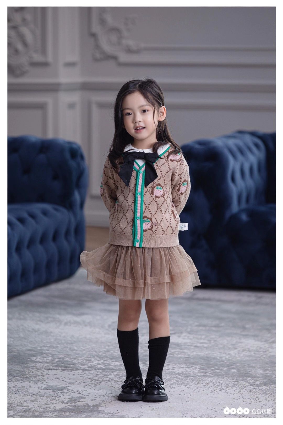 Autumn And Winter New Sweater Cardigan Coat Children's Wear 4