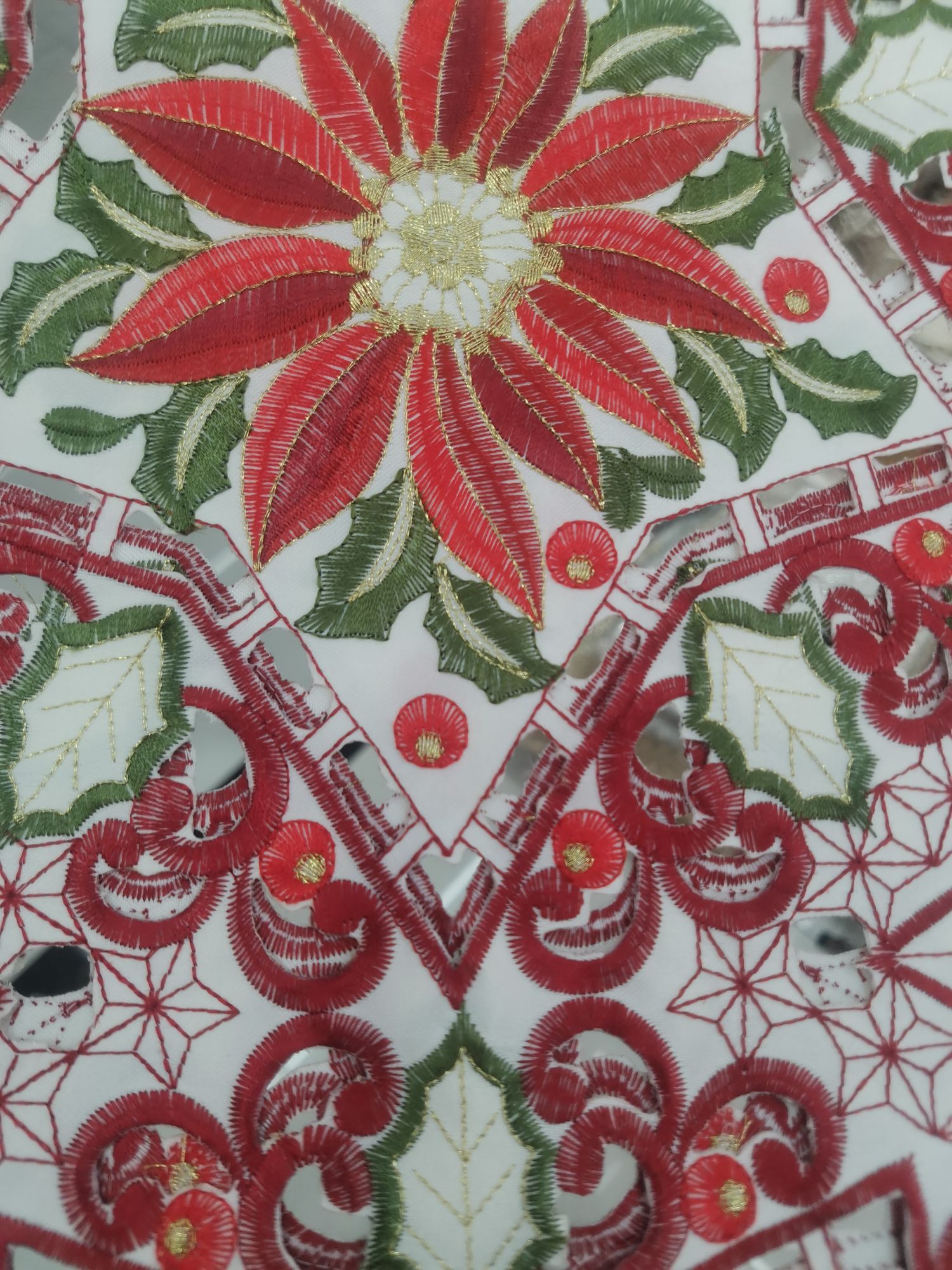 Yina Pavilion Table Flag displaying vibrant seasonal colors