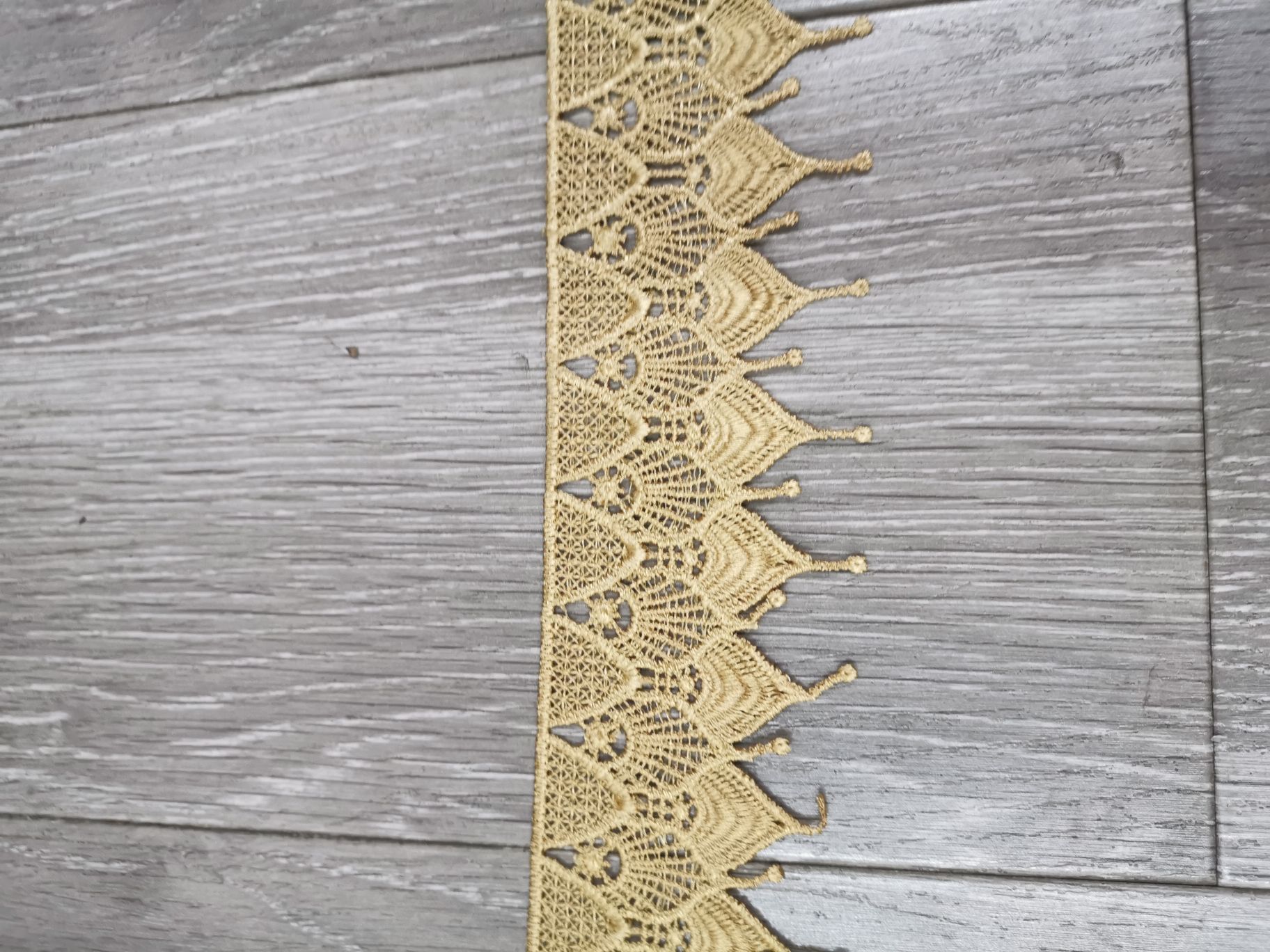 Polyester Water Soluble Lace Embroidery Lace details Picture