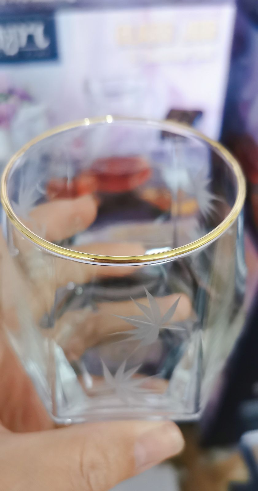 Hand-painted glass for multiple scenes