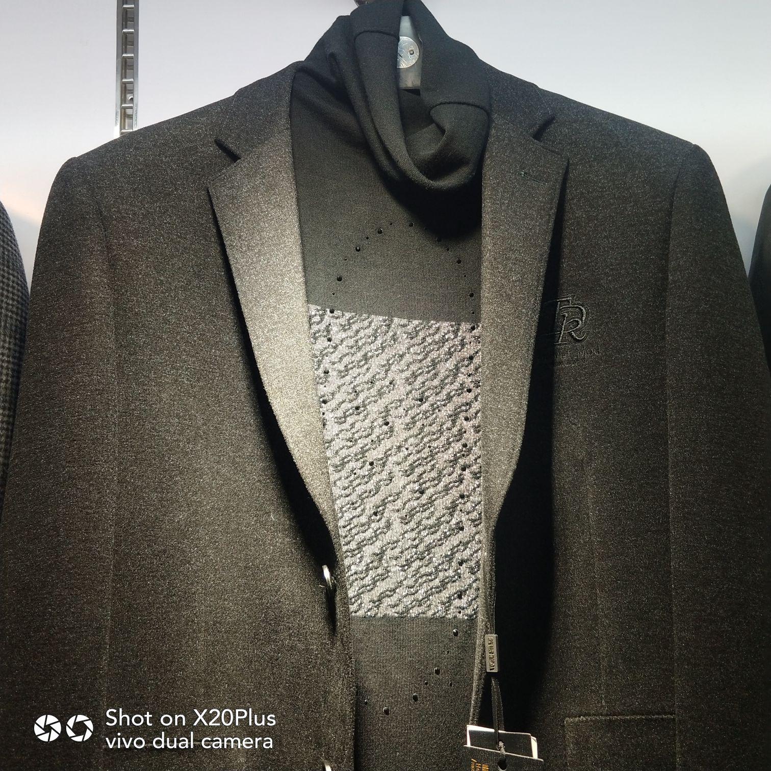 Autumn And Winter New Middle-Aged Men's Casual Comfortable Texture Fabric Chinese Style Coat Coat 7 details Picture