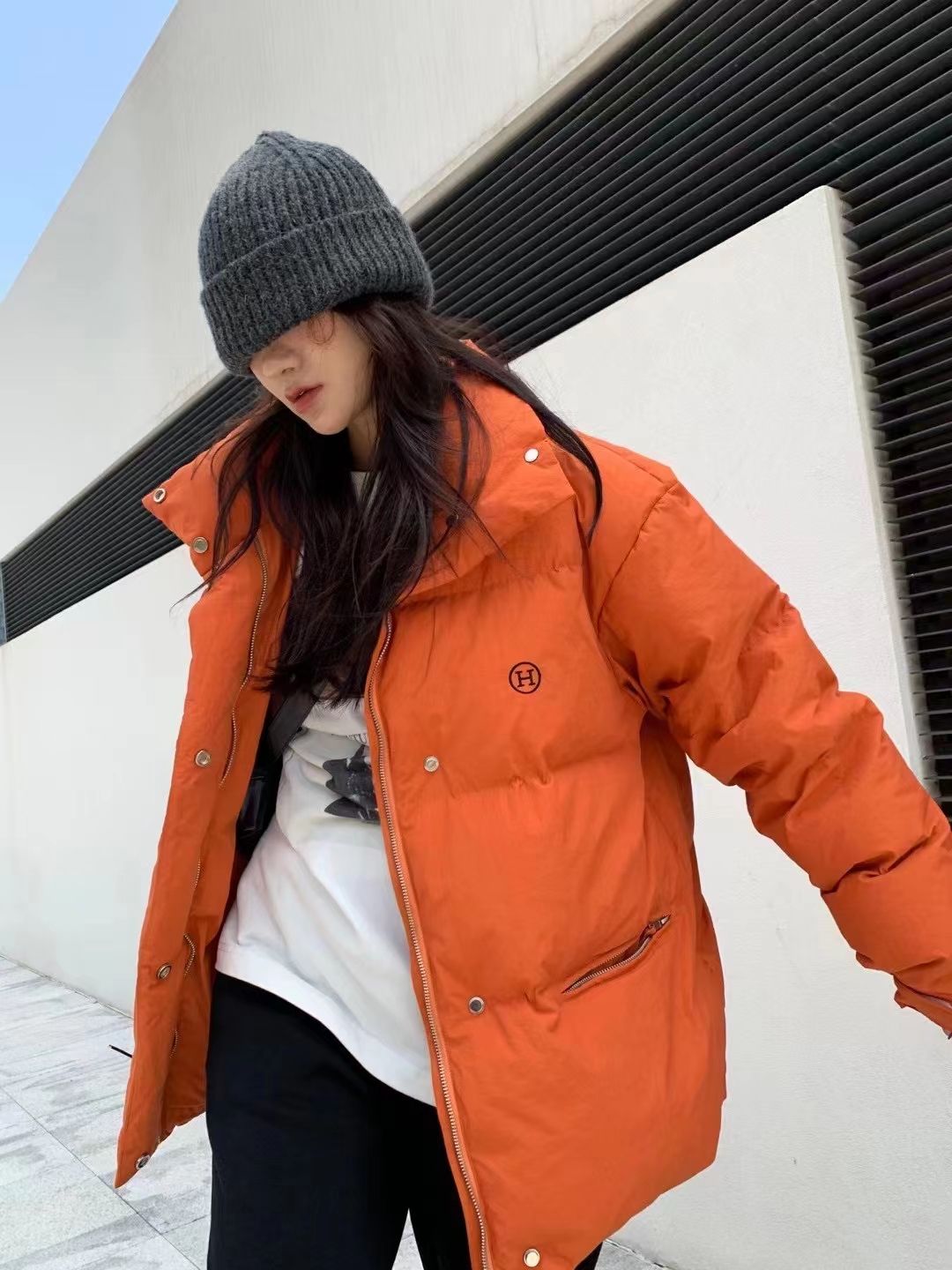 Autumn And Winter New Women's Slimming Temperament European And American Style Warm Trench Coat Coat Top 5