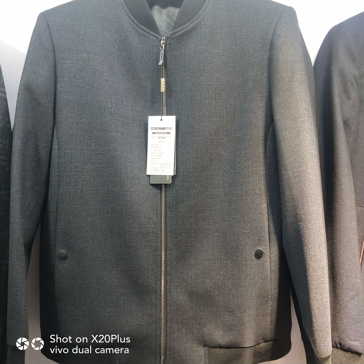 Autumn And Winter New Middle-Aged Men's Casual Comfortable Texture Fabric Chinese Style Coat Coat 1 details Picture