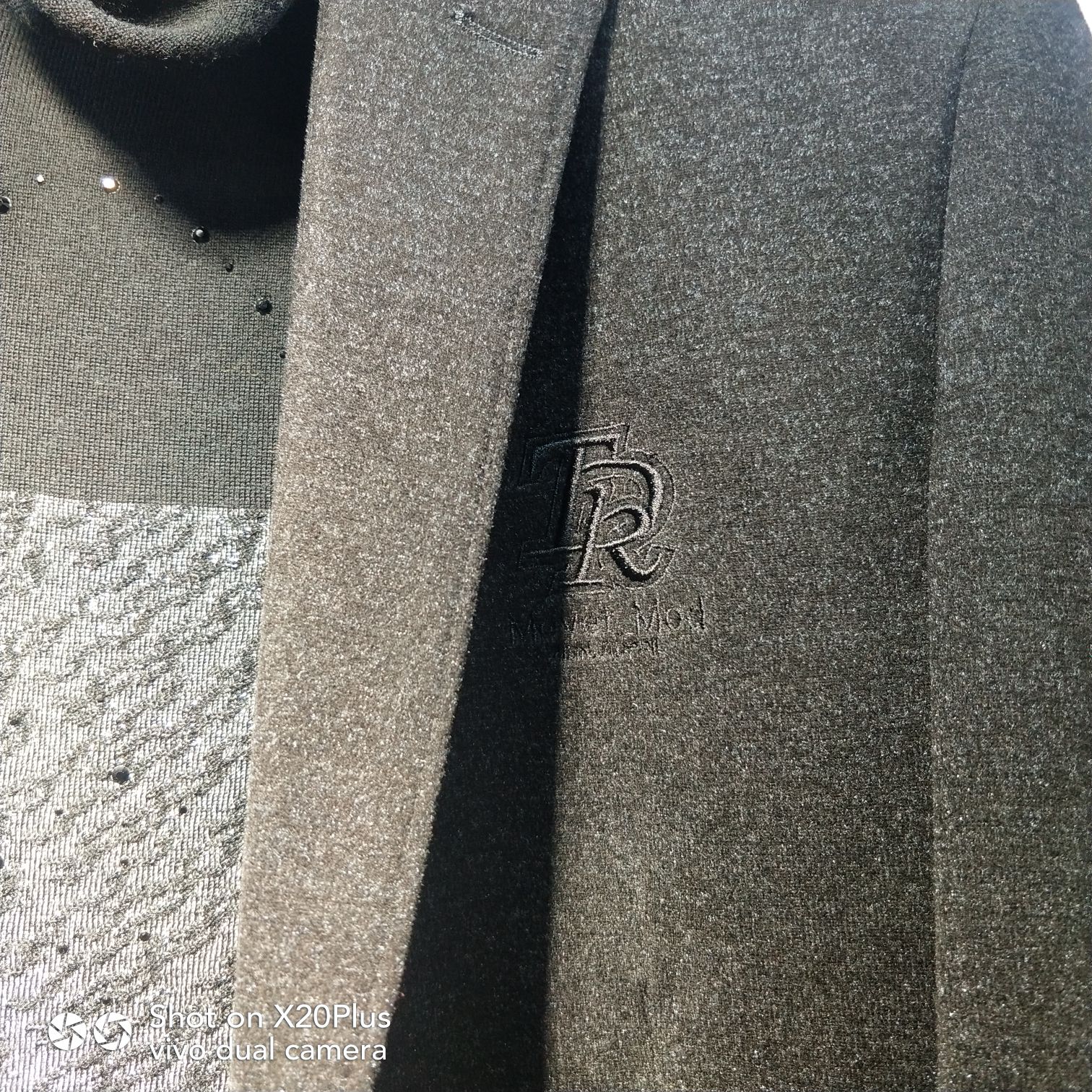 Autumn And Winter New Middle-Aged Men's Casual Comfortable Texture Fabric Chinese Style Coat Coat 7 Specification drawing