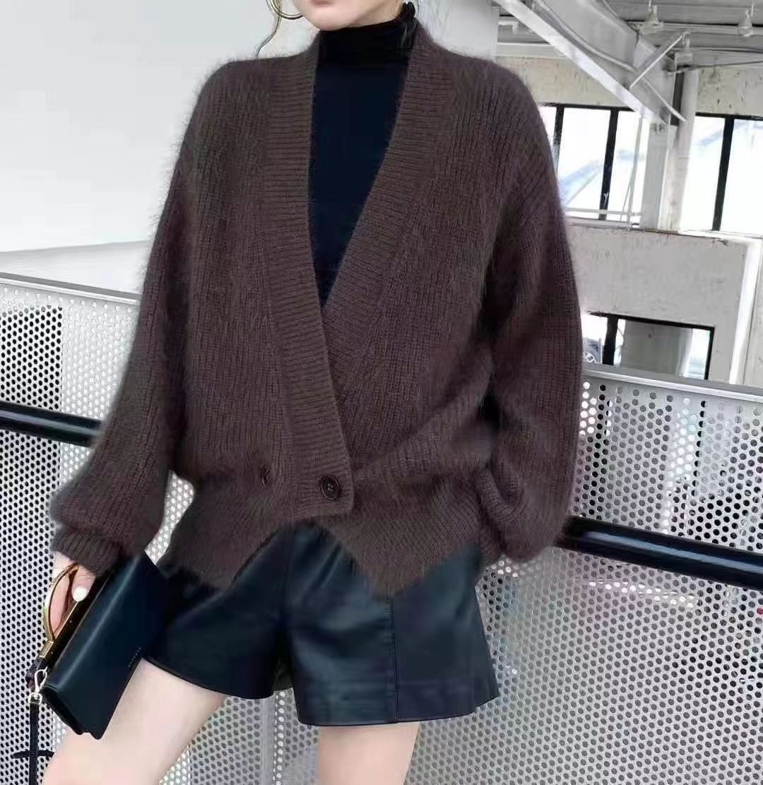 Middle-Aged And Elderly Women's Loose Thin Slim Temperament Casual Clothing Coat Suit Clothing 3 Specification drawing