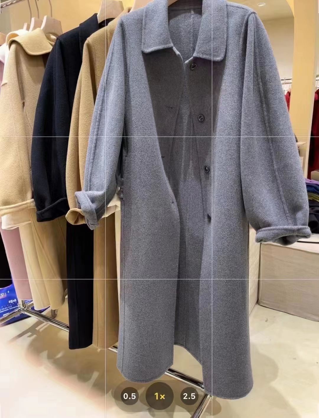 Autumn And Winter New Women's Slimming Temperament European And American Style Warm Trench Coat Coat Top 6 Specification drawing