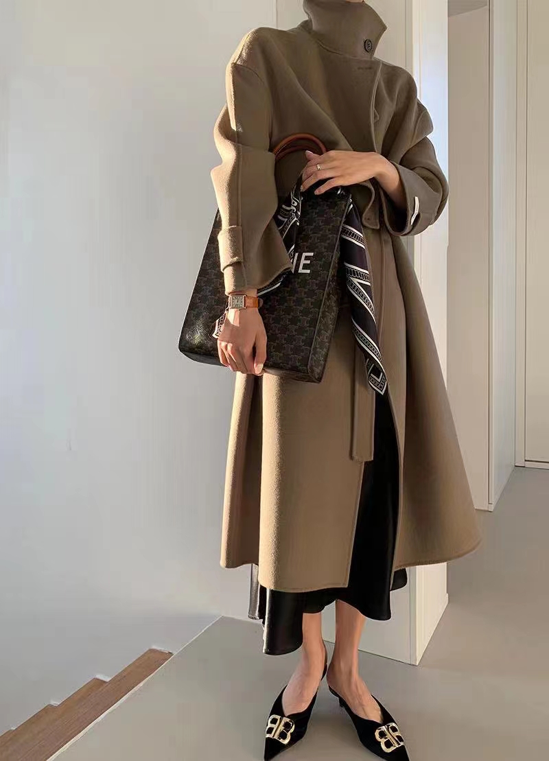 Middle-Aged And Elderly Women's Loose Thin Slim Temperament Casual Clothing Coat Suit Clothing 8 Specification drawing