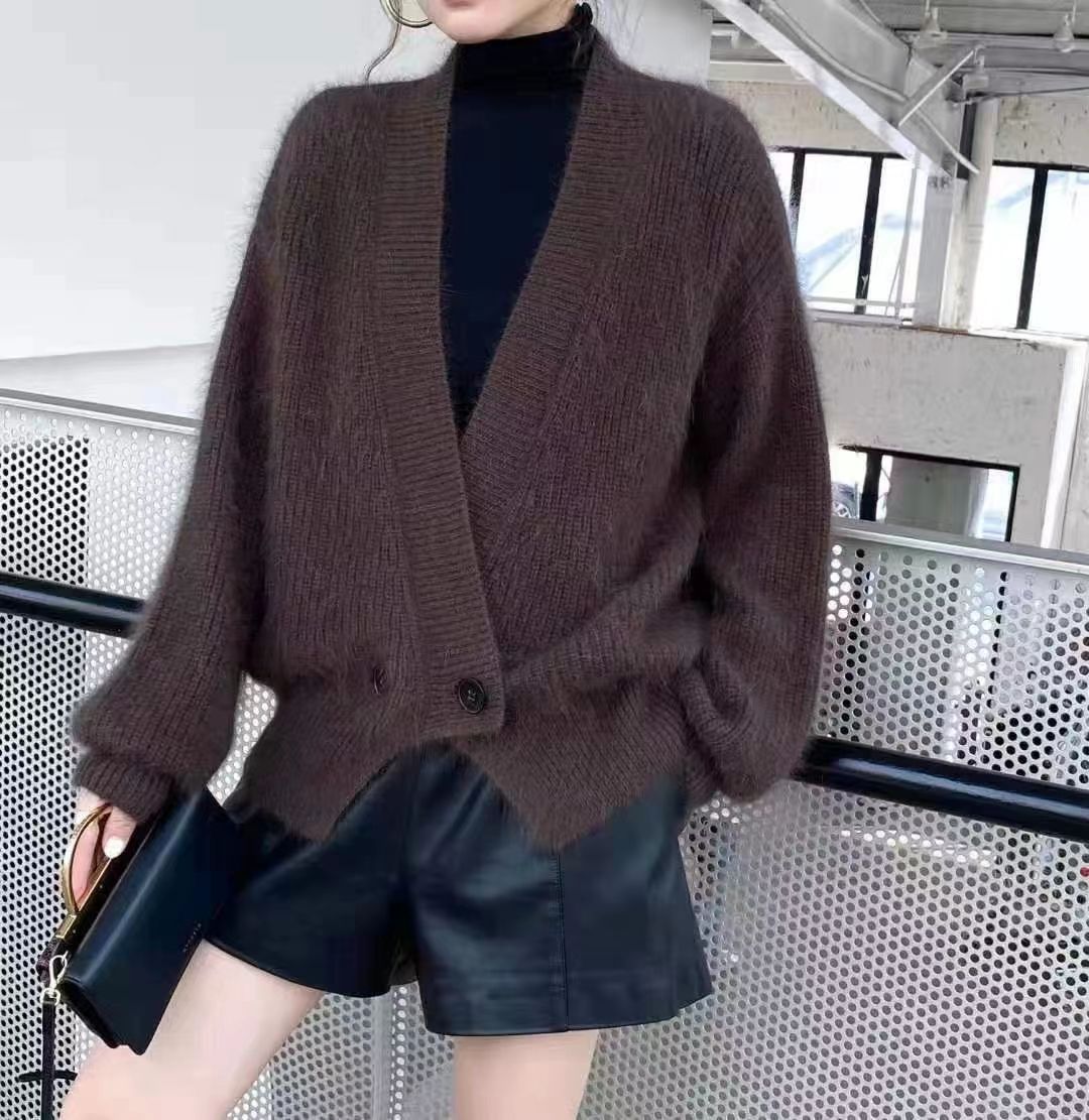 Middle-Aged And Elderly Women's Loose Thin Slim Temperament Casual Clothing Coat Suit Clothing 3 details Picture