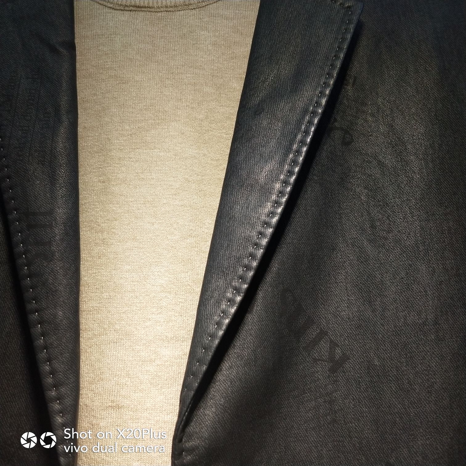 Autumn And Winter New Middle-Aged Men's Casual Comfortable Texture Fabric Chinese Style Coat Coat 8 Specification drawing
