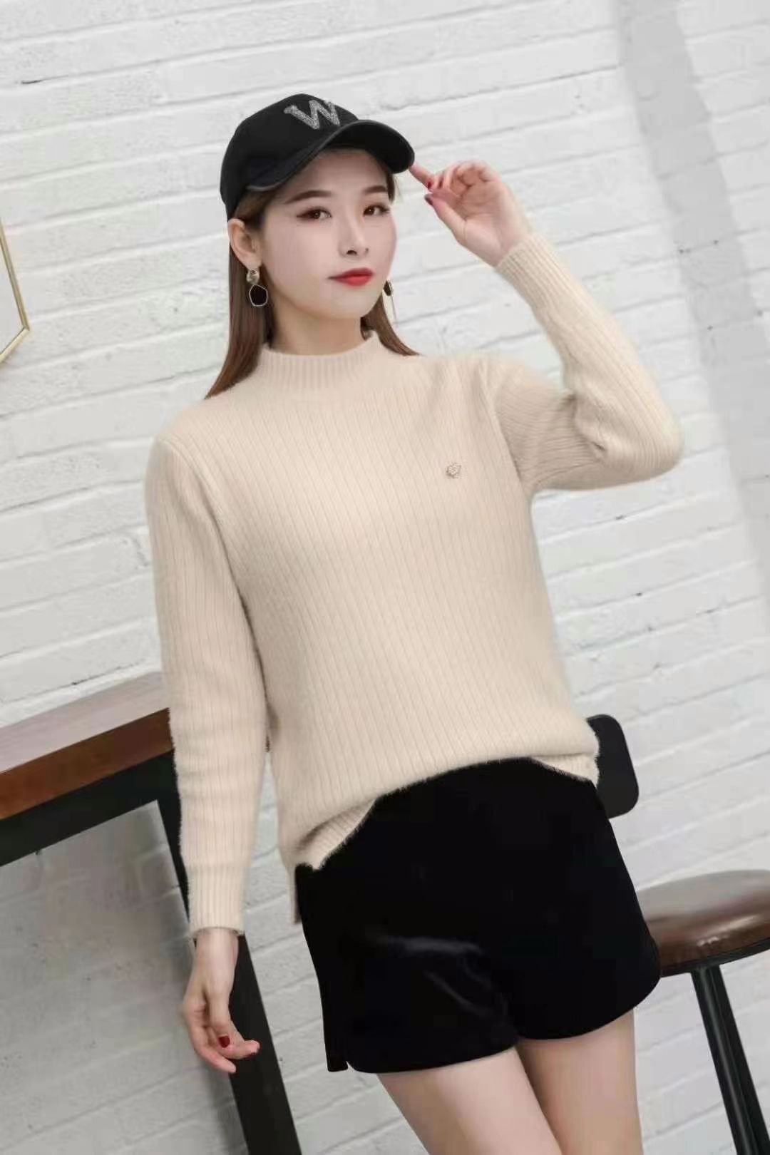 Autumn And Winter Warm And Warm Temperament Loose Shaped Coat Suit Coat 4
