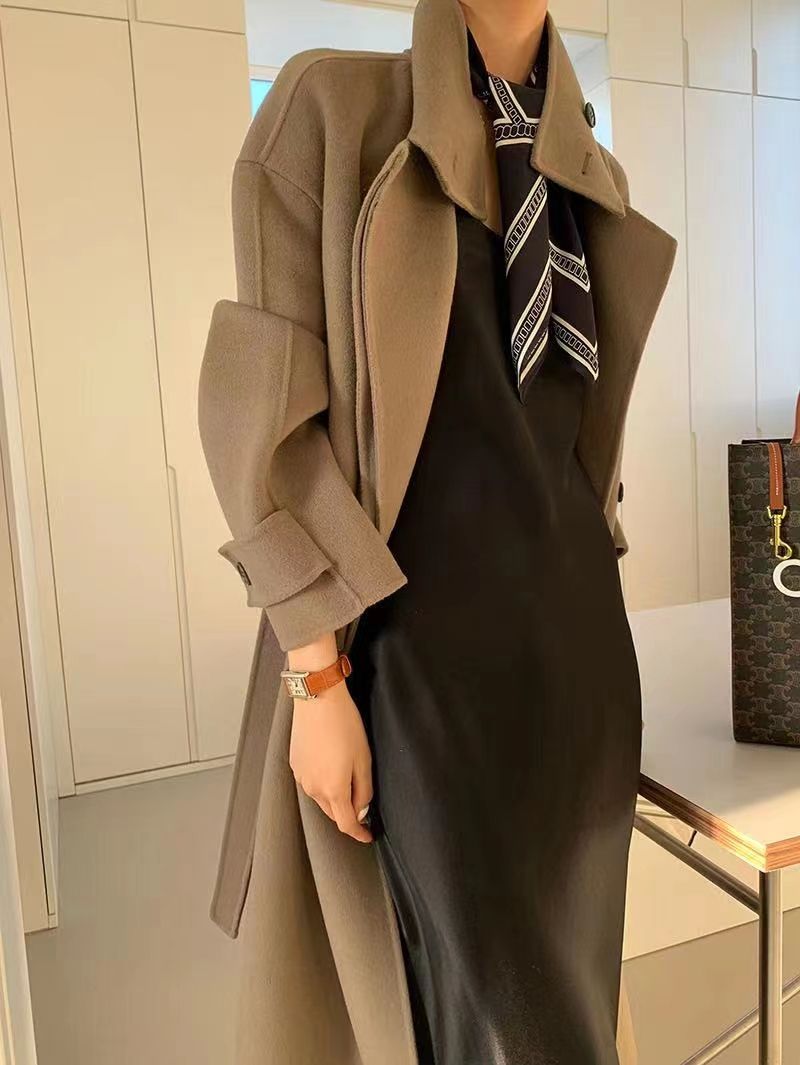 Middle-Aged And Elderly Women's Loose Thin Slim Temperament Casual Clothing Coat Suit Clothing 8 details Picture