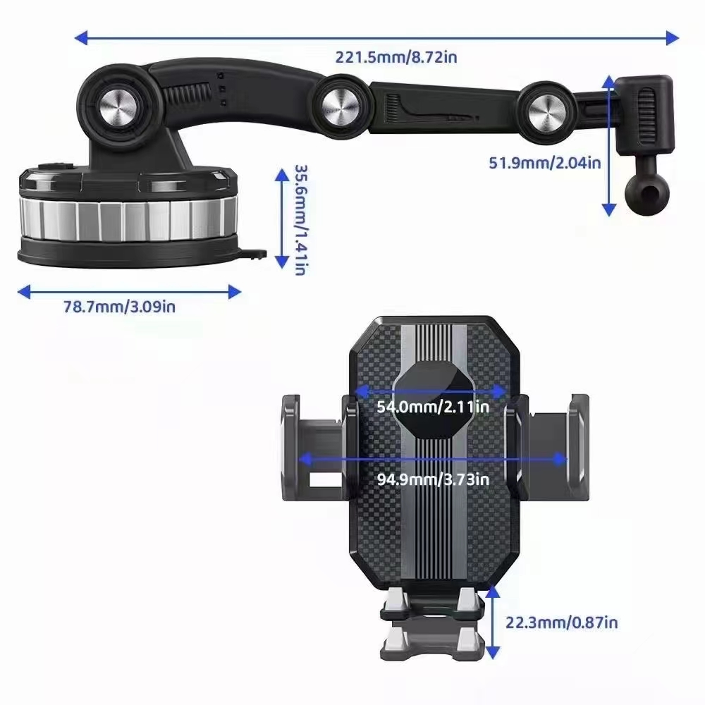 Big Truck Sucker Type Car Mobile Phone Bracket General Car Big Sucker Windscreen Console Car Bracket Item Picture
