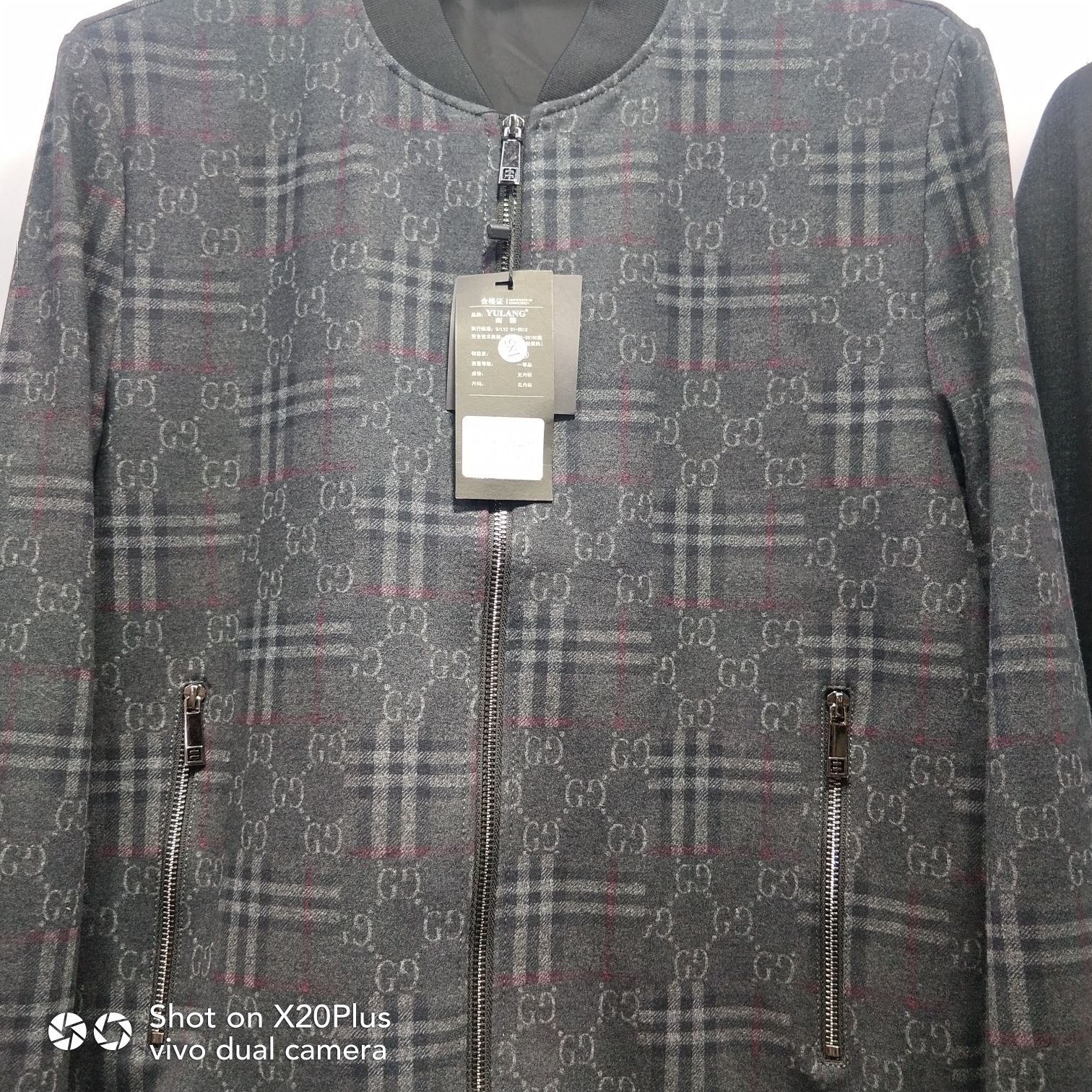 Autumn And Winter New Middle-Aged Men's Casual Comfortable Texture Fabric Chinese Style Coat Coat 2 details Picture