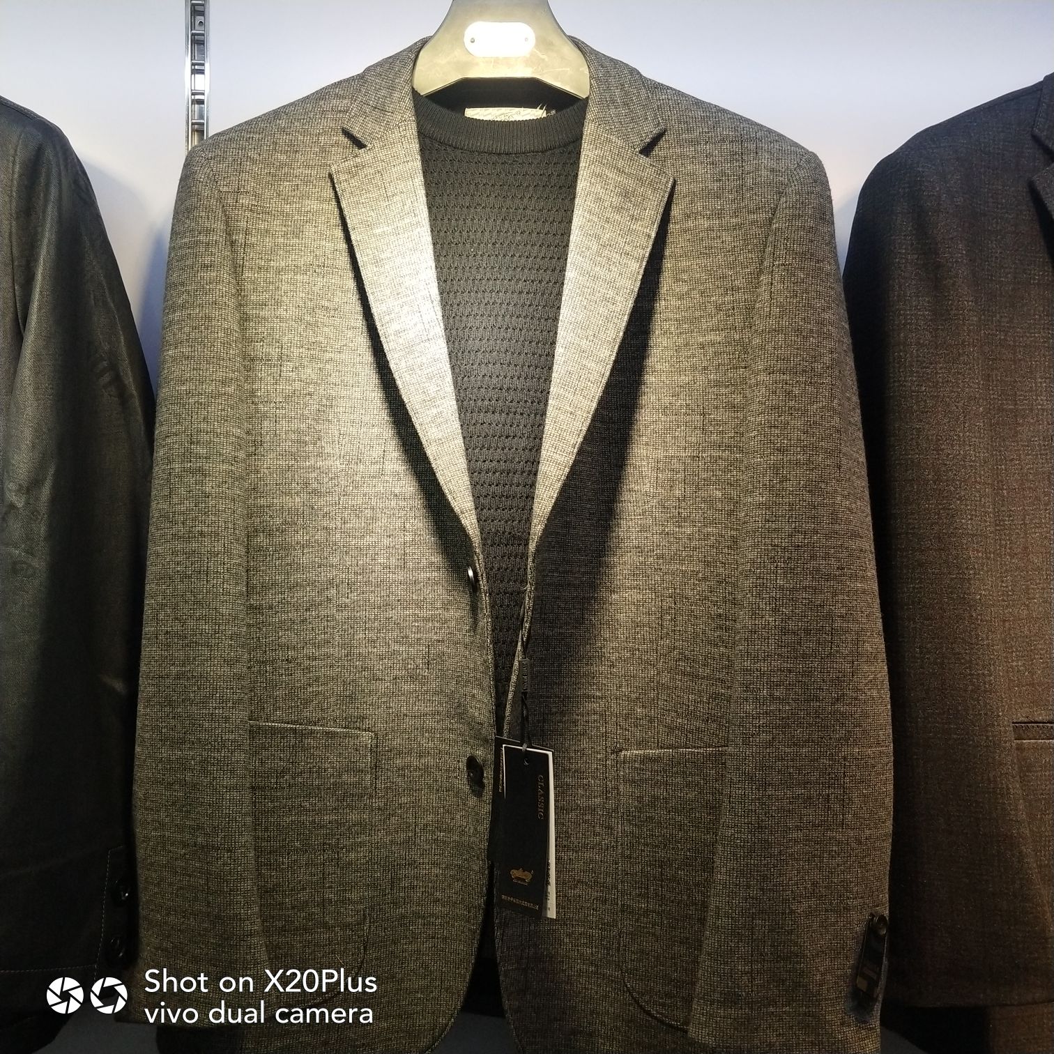 Autumn And Winter New Middle-Aged Men's Casual Comfortable Texture Fabric Chinese Style Coat Coat 8 Specification drawing
