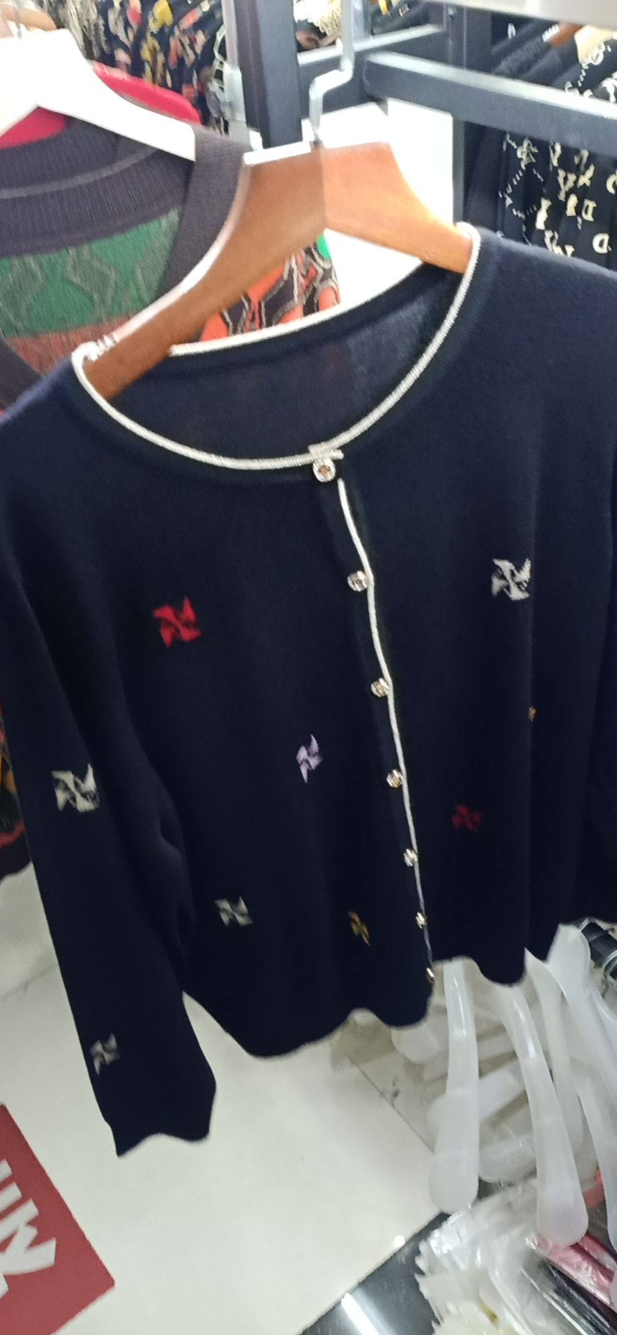 Autumn And Winter Warm And Warm Temperament Loose Shaped Coat Suit Coat 1 Specification drawing