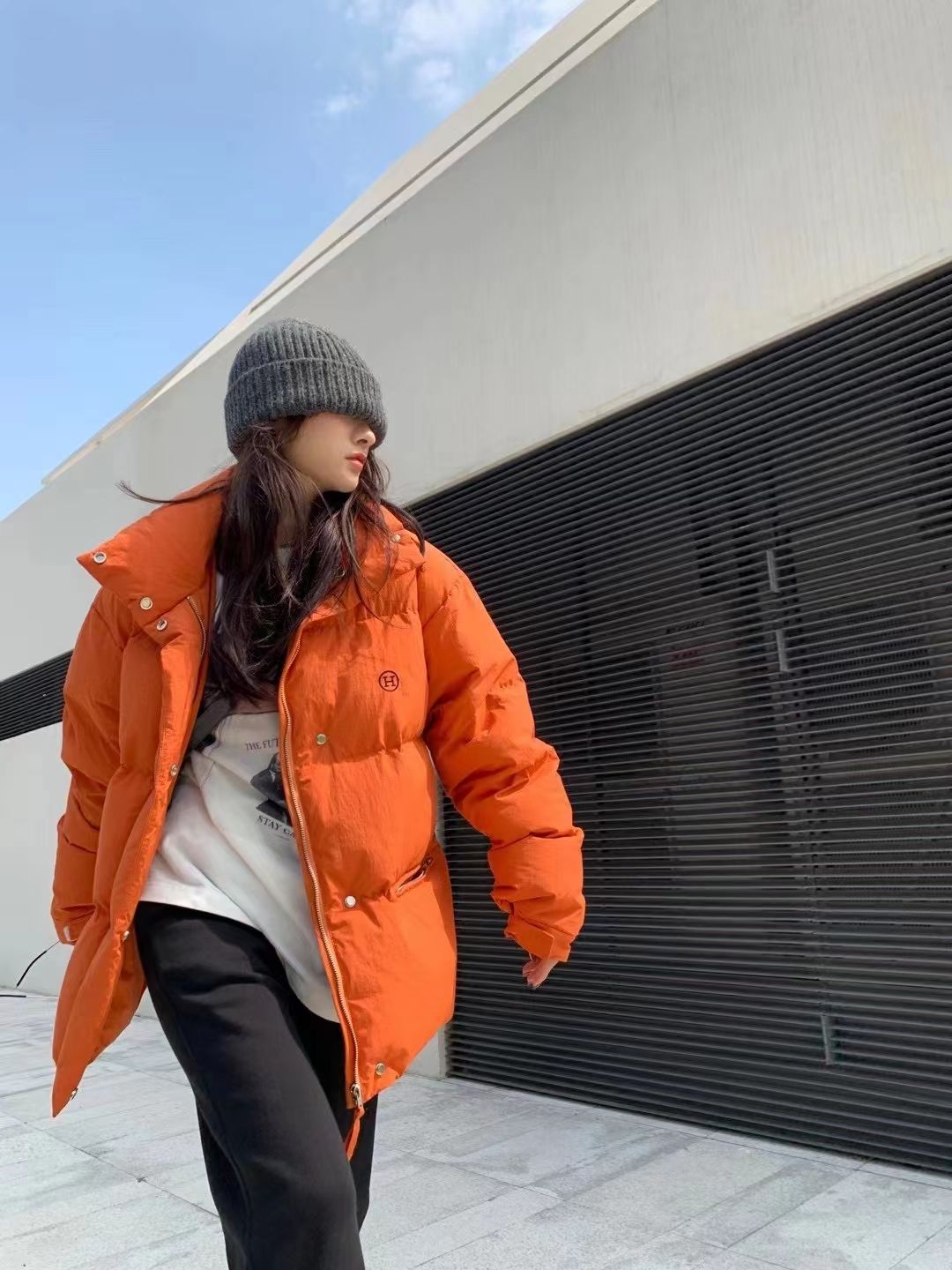 Autumn And Winter New Women's Slimming Temperament European And American Style Warm Trench Coat Coat Top 5 Specification drawing