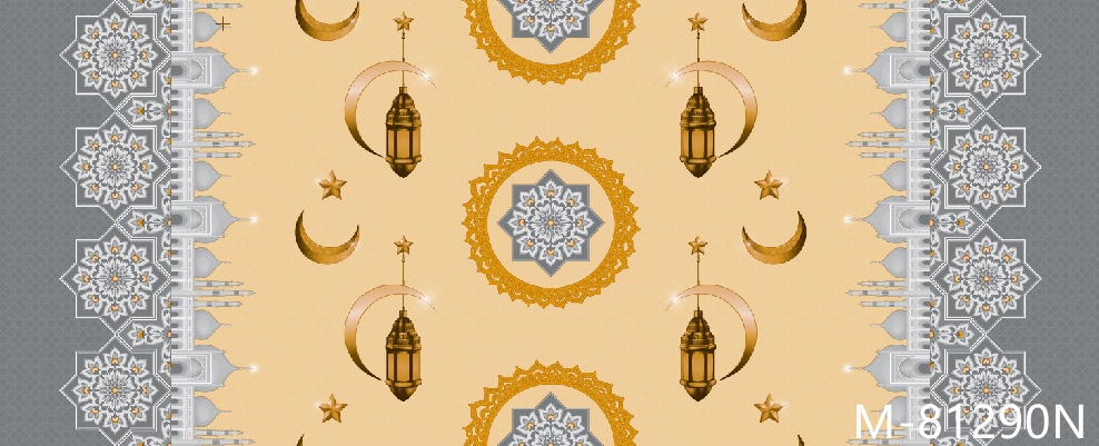 Pvc Non-Woven Ramadan New Color Pvc Tablecloth Application Scenario