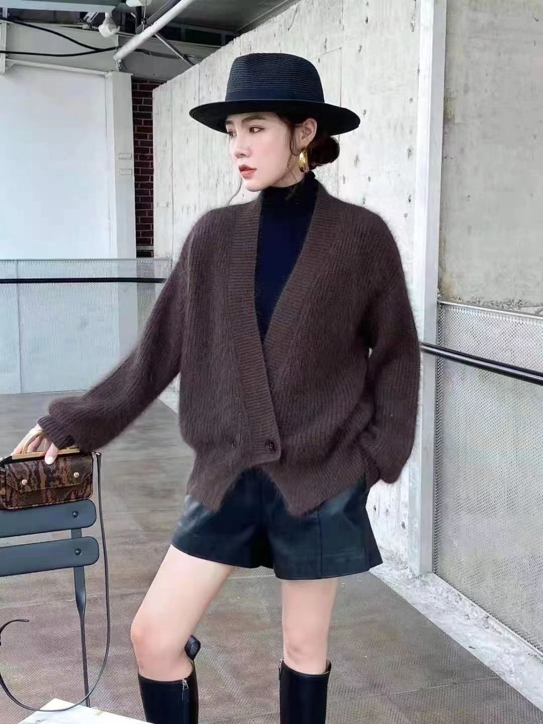 Middle-Aged And Elderly Women's Loose Thin Slim Temperament Casual Clothing Coat Suit Clothing 3
