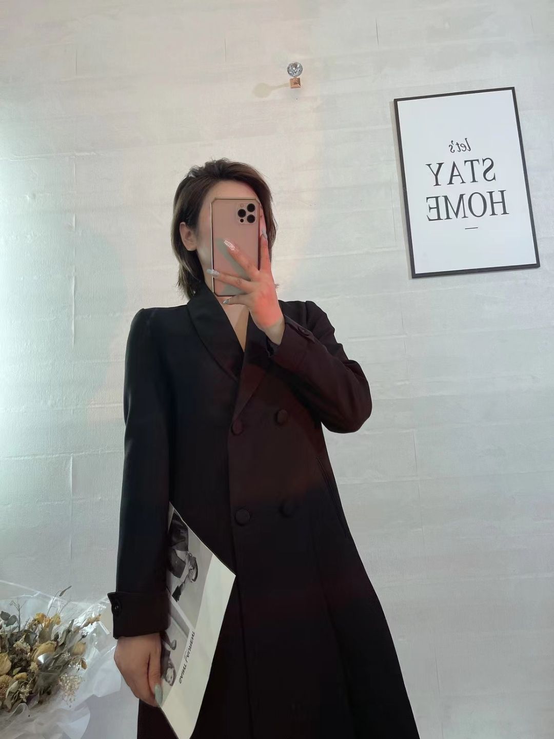 Middle-Aged And Elderly Women's Loose Show Thin Slim Temperament Casual Clothing Coat Suit Clothing 19