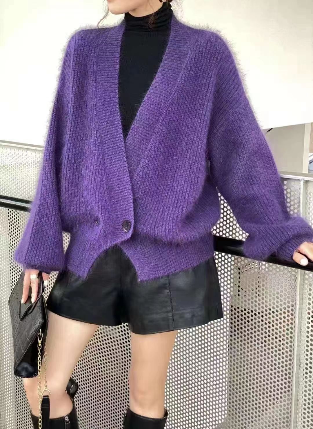 Middle-Aged And Elderly Women's Loose Display Thin Slim Temperament Casual Clothing Coat Suit Clothing 4 Specification drawing