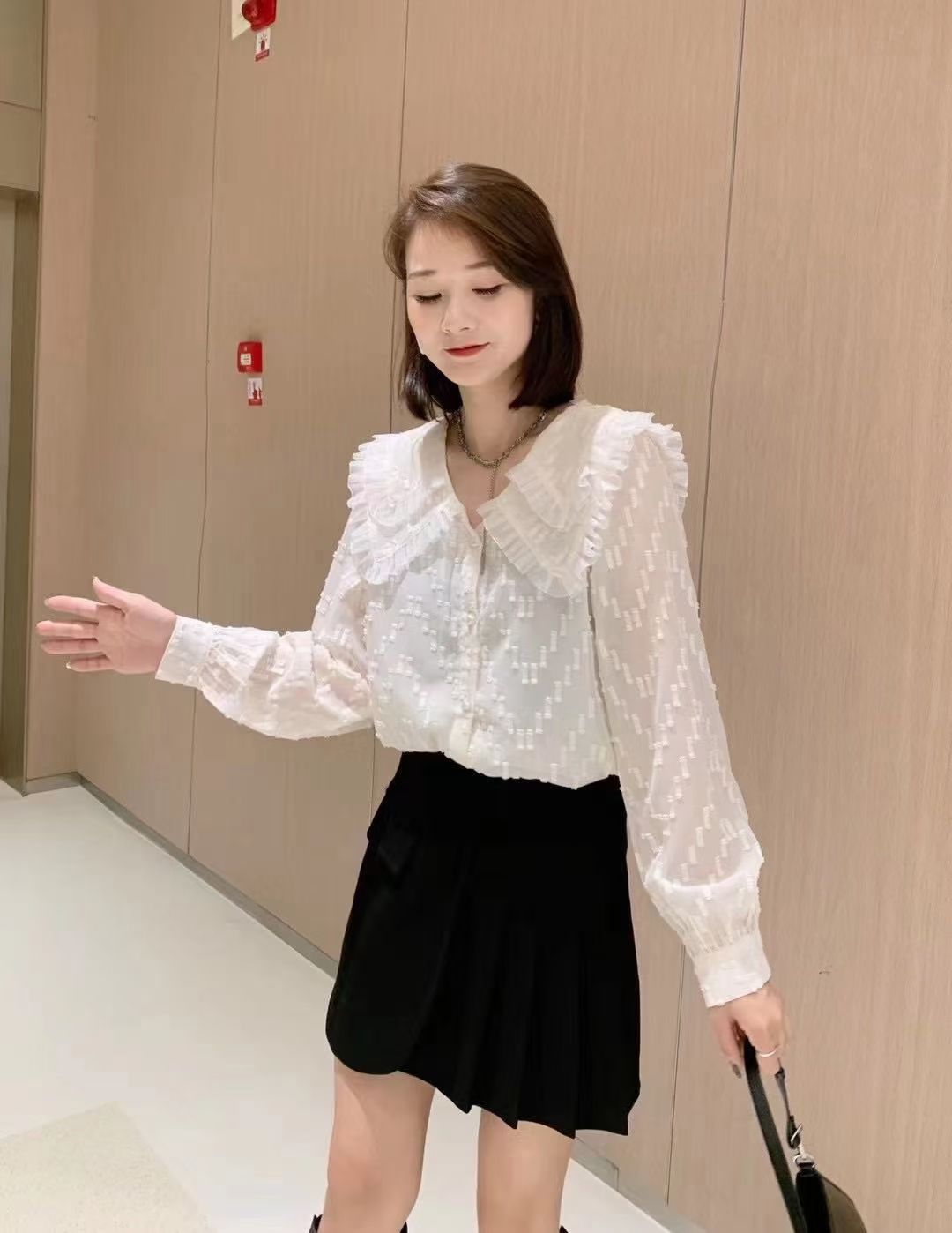 Middle-Aged And Elderly Women's Loose Display Thin Slim Temperament Casual Clothing Coat Suit Clothing 10 details Picture