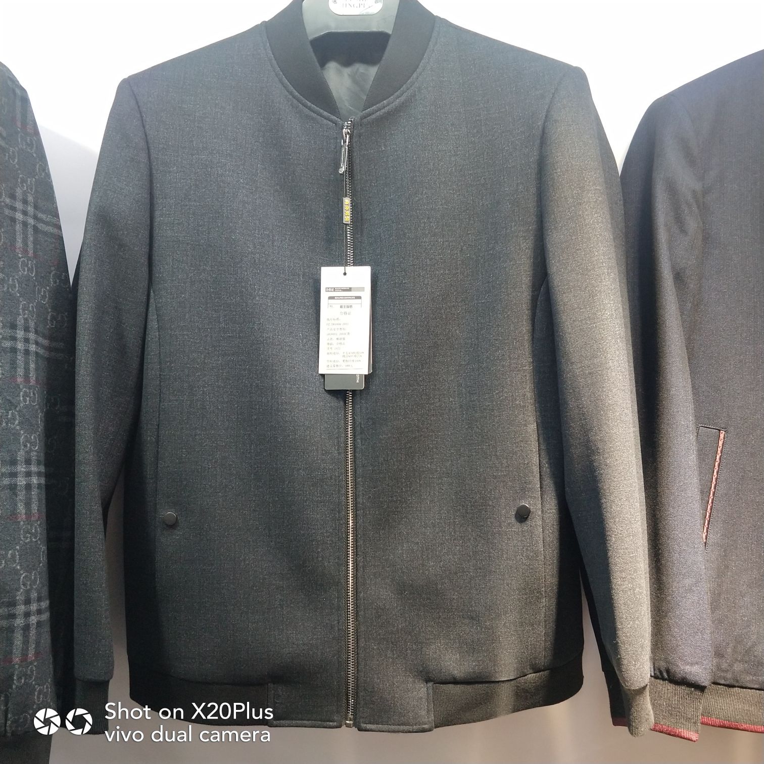 Autumn And Winter New Middle-Aged Men's Casual Comfortable Texture Fabric Chinese Style Coat Coat 1 Specification drawing