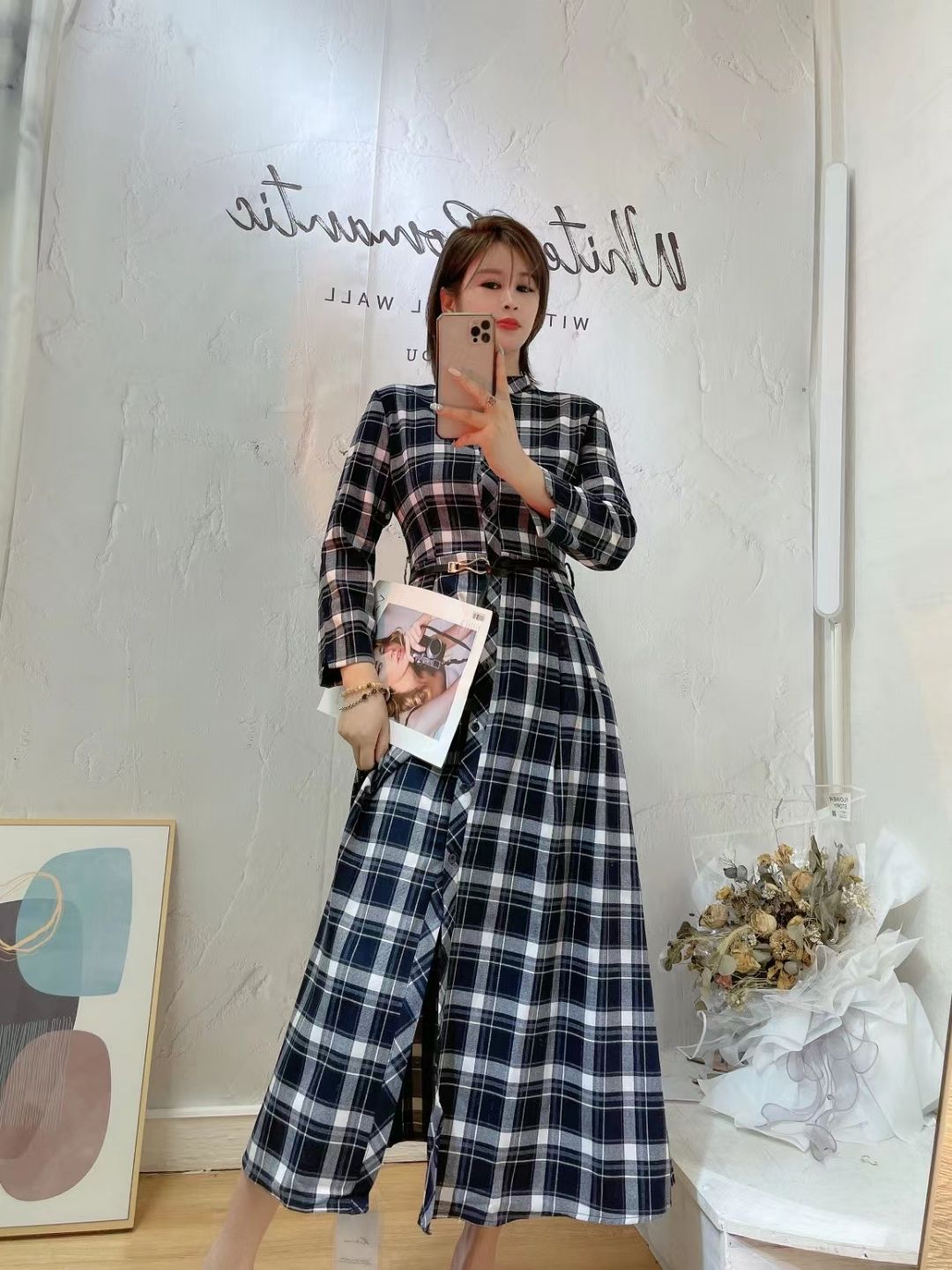 Middle-Aged And Elderly Women's Loose Show Thin Slim Temperament Casual Clothing Coat Suit Clothing 19