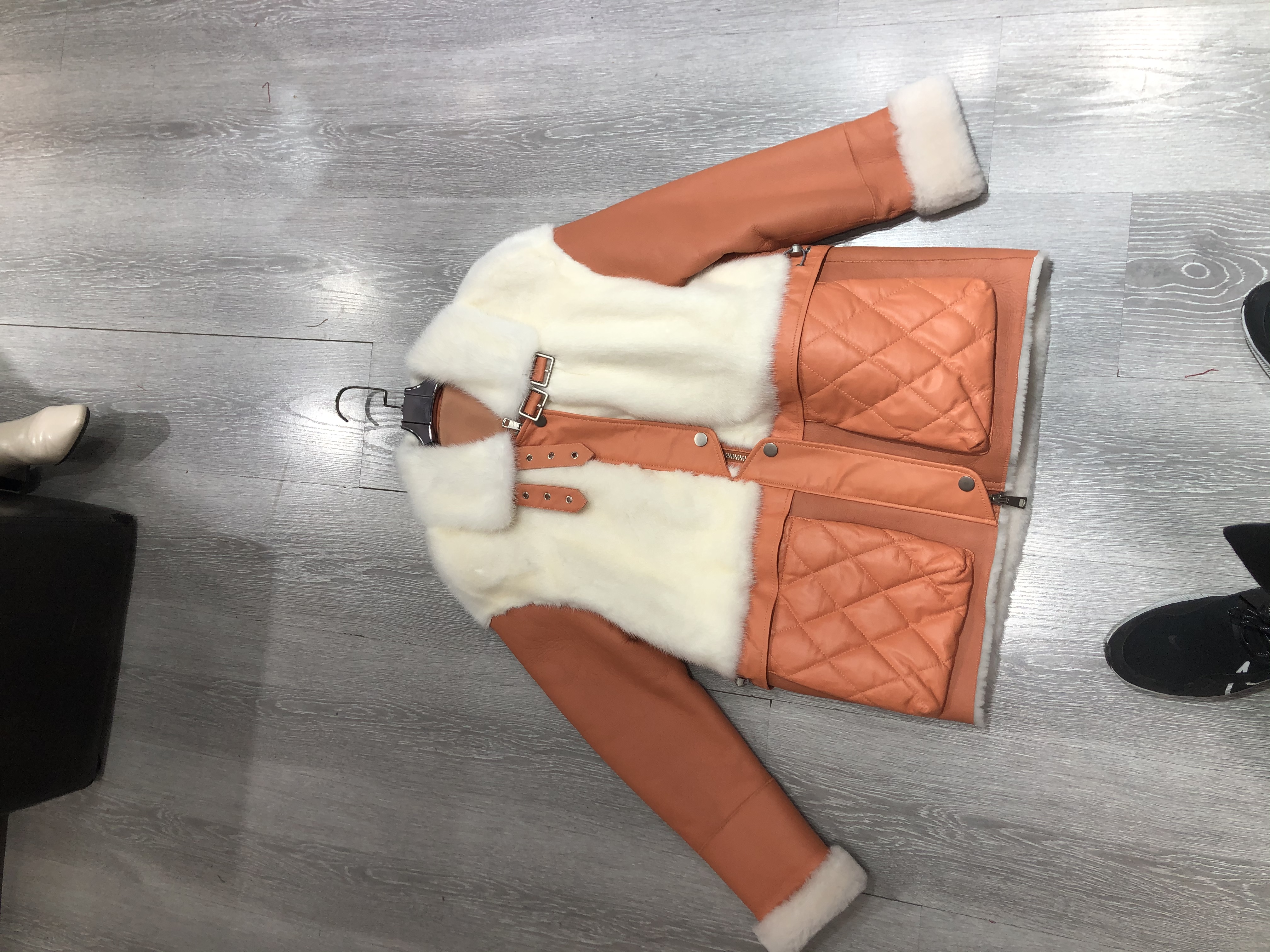 Korean Slim Slim Medium Long Style Specification drawing