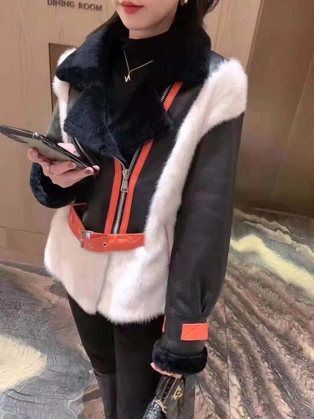 Korean Slim Slim Medium Long Style details Picture