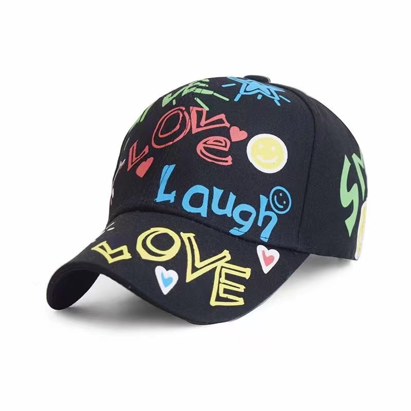 Yellow Volunteer Advertising Hat Custom Printing Logo Printing Travel Cap Children Custom Sun Baseball Cap Pure Cotton 18 Specification drawing