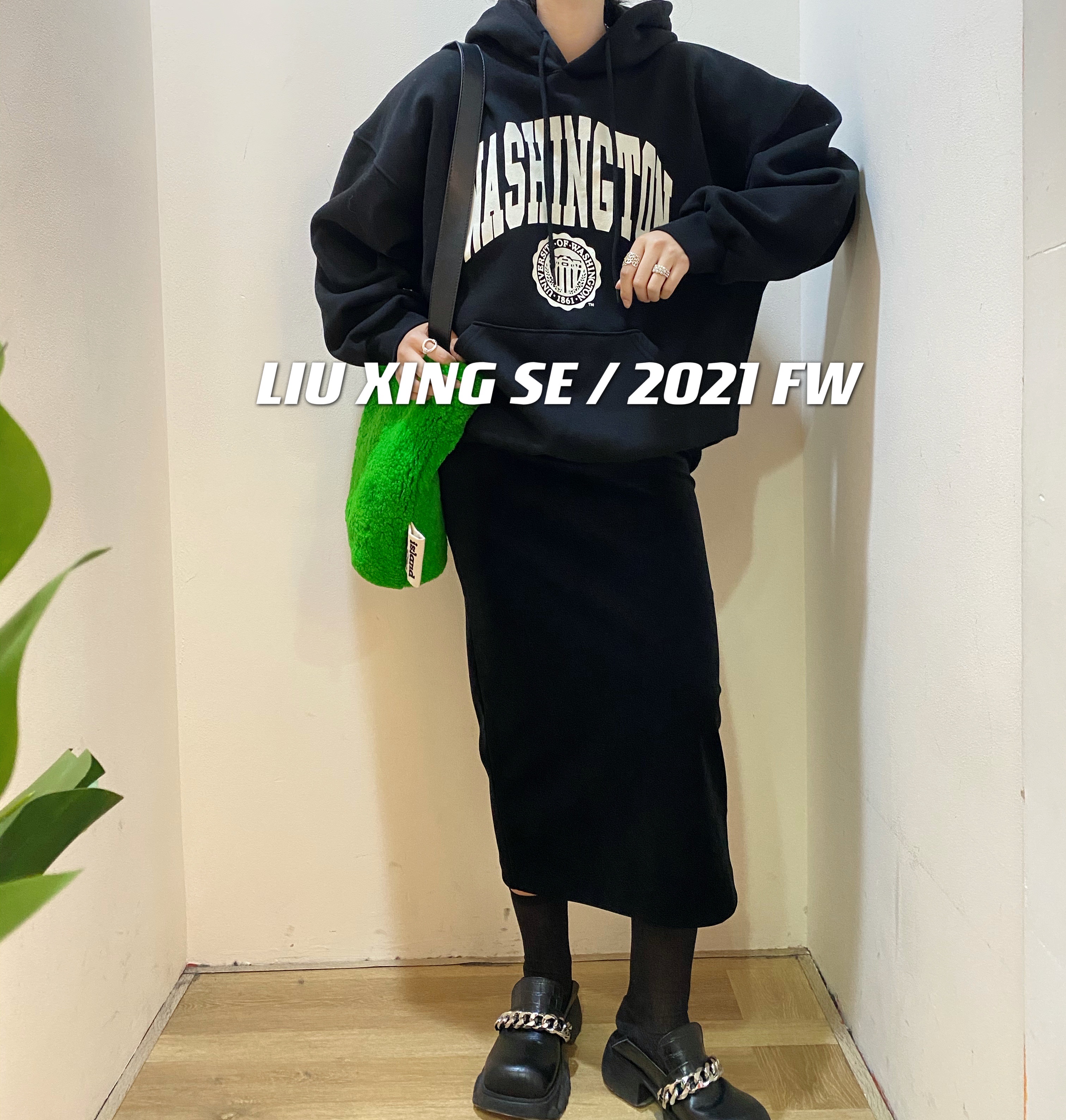Autumn And Winter New Gray Uniform Size Casual Fashion Trend Top For Women 6 Specification drawing