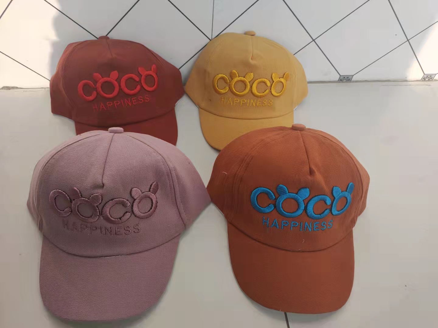 Children's Embroidered Baseball Cap 1