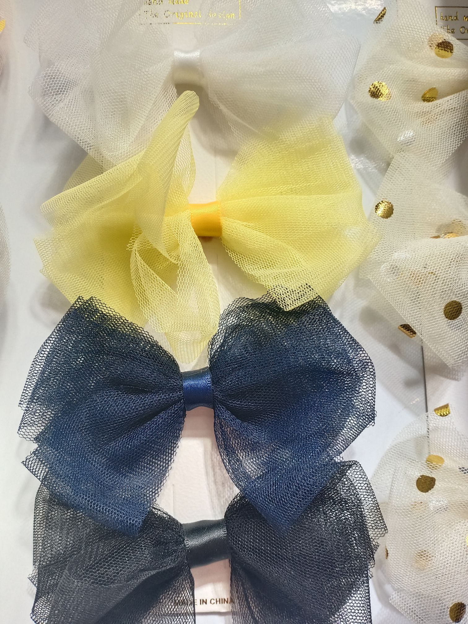 Small Korean Webbing Bow Tie details Picture